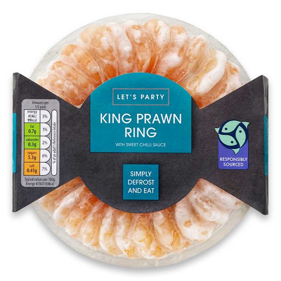 Let's Party Luxury Prawn Ring 287g